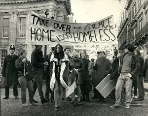 Bernadette: Demonstration in support of the homeless, London
