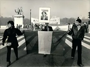 Etoile: Demonstration in support of Lebanon, in Paris