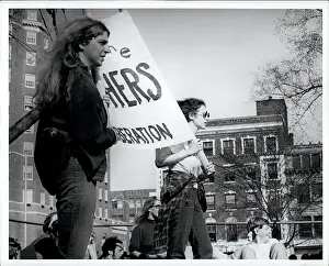 Panthers: Demonstration supporting Black Panthers, New Haven, USA