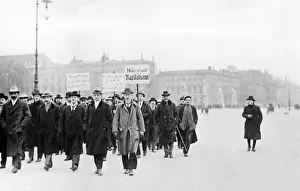 Passer: Demonstration of the tenant association, 1920