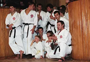 Khamelyanin: Demonstration of traditional karate styles
