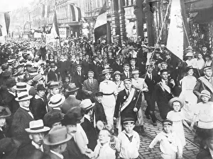 Recall: Demonstration against the Treaty of Versailles, 1919