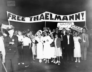 Placards: Demonstration in the United States for Ernst Thaelmann