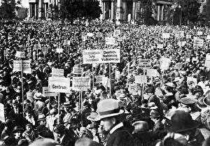 Factions: Demonstration for Upper Silesia in Berlin, 1921
