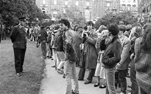 Burggarten: Demonstration in Vienna's Burggarten