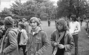 Burggarten: Demonstration in Vienna's Burggarten