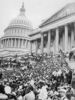 Previous: Demonstration of war veterans in front of the Capitol in Was