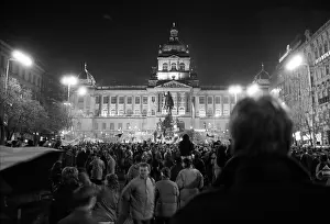 Jaromir: Demonstration - Wenceslas Square