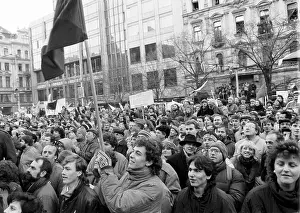St Wenceslas: Demonstration - Wenceslas square