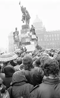 St Wenceslas: Demonstration - Wenceslas square