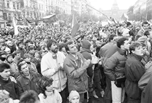 St Wenceslas: Demonstration - Wenceslas Square