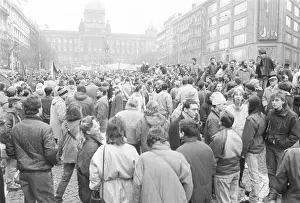 Libor: Demonstration - Wenceslas Square