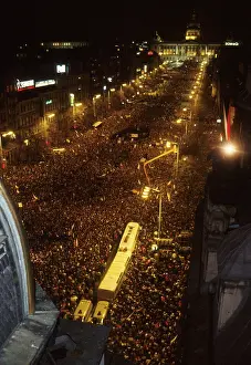 Hejzlar: Demonstration - Wenceslas square