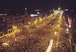 Hejzlar: Demonstration - Wenceslas square