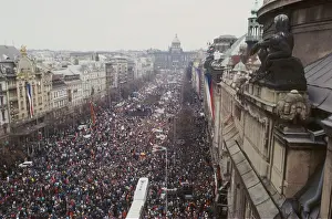 Hejzlar: Demonstration - Wenceslas square