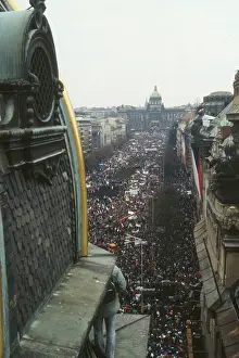 Hejzlar: Demonstration - Wenceslas square
