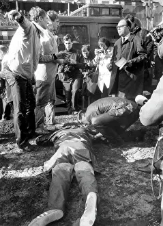 Polizei: Demonstrations after assassination on Dutschke