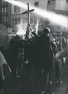 Kurfurstendamm: Demonstrations following Rudi Dutschke attack, Berlin