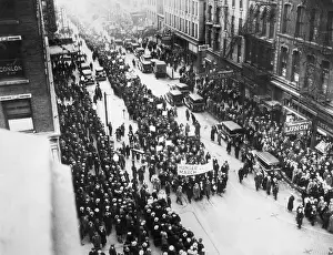 Referenda: Demonstrations against high unemployment in the United State