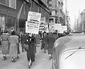Passerby: Demonstrations in New York, 1937
