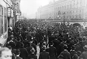 Burgstraße: Demonstrations against the three-class franchise in Berlin
