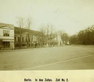 Gastronomy: The In den Zelten in Berlin, around 1910