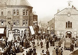 Denbigh: Denbigh The Square early 1900s