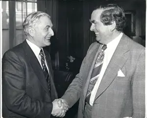 Brugger: Denis Healey and Ernst Brugger of Switzerland