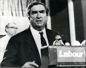 Impassioned: Denis Healey at Labour Party conference, Blackpool