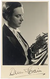Autographed: Dennis Brain, French horn player
