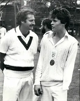 Merthyr: Dennis Lillee with Paul Crump