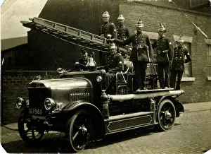 Stockport: Dennis Vintage Fire Engine & Brigade, Stockport, Manchester