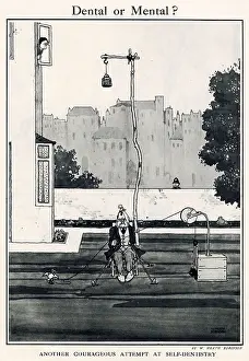 Ache: Dental or Mental? by William Heath Robinson