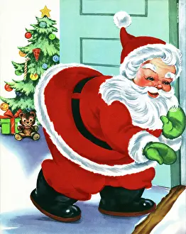 Quietly: Departing Santa