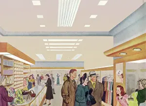Assisted: Department Store Scene
