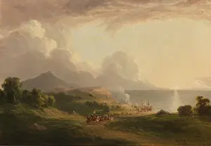 Lcgr2001: DEPARTURE OF COLUMBUS FOR THE NEW WORLD, by
