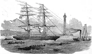 Masted: Departure of the Emigrant Ship Lizzie Webber, 1852