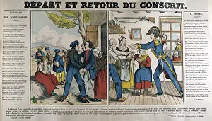 Conscript: Departure and Return of a Conscript. 19th century