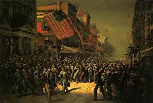 Nightfall: The Departure of the Seventh Regiment to the War