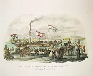 Semlin: Departure of a Steamboat
