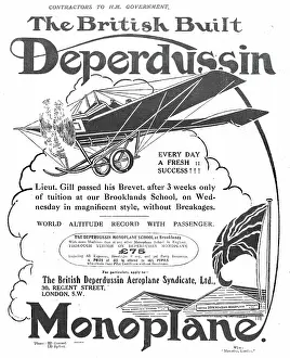 Deperdussin: The Deperdussin Monoplane School At Brooklands