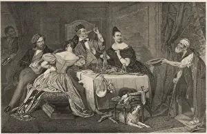 Feasting: A depiction of Gluttony