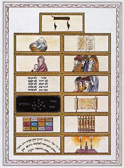 Riddle: Depiction of the Riddle Who Knows One?
