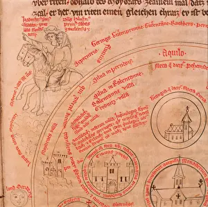 1310: Depiction of the ride from the founding legend