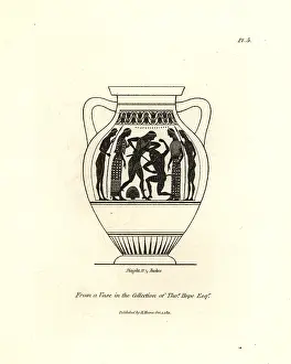 Minotaur: Depiction of Theseus killing the Minotaur