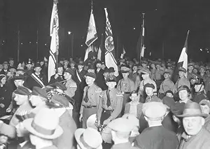 Peopleis: Deployment of the DNVP in front of the Bismarck