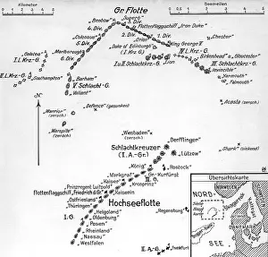 Unfavorable: Deployment of fleets for the naval battle in the Skagerrak