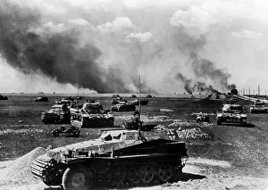 German Soviet: Deployment of a German armored division on the Eastern