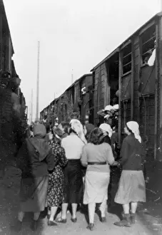 Deportation: Deportation of forced laborers from the East