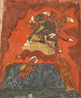 Figs: The Deposed Monkey King Drops Figs for the Tortoise